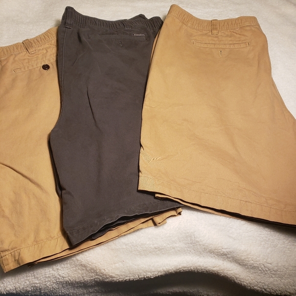 Short homme Eddie Bauer taille 40 marron poches extensibles